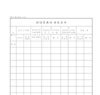 임대금보증금검토조서